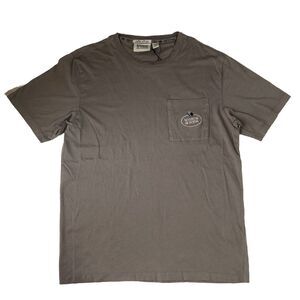 Scotch & Soda Mens T-Shirt Garment Dyed Asphalt Pocket Tee Medium NWT